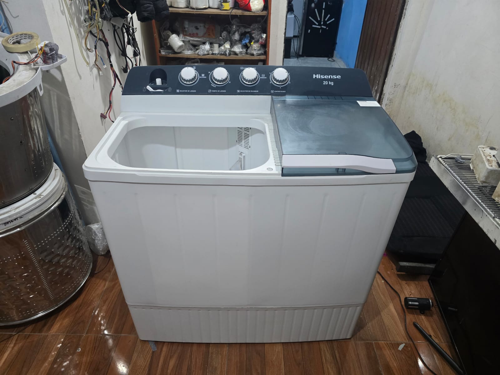 Servicio técnico a lavadora Hisense semi-automática de dos tinas