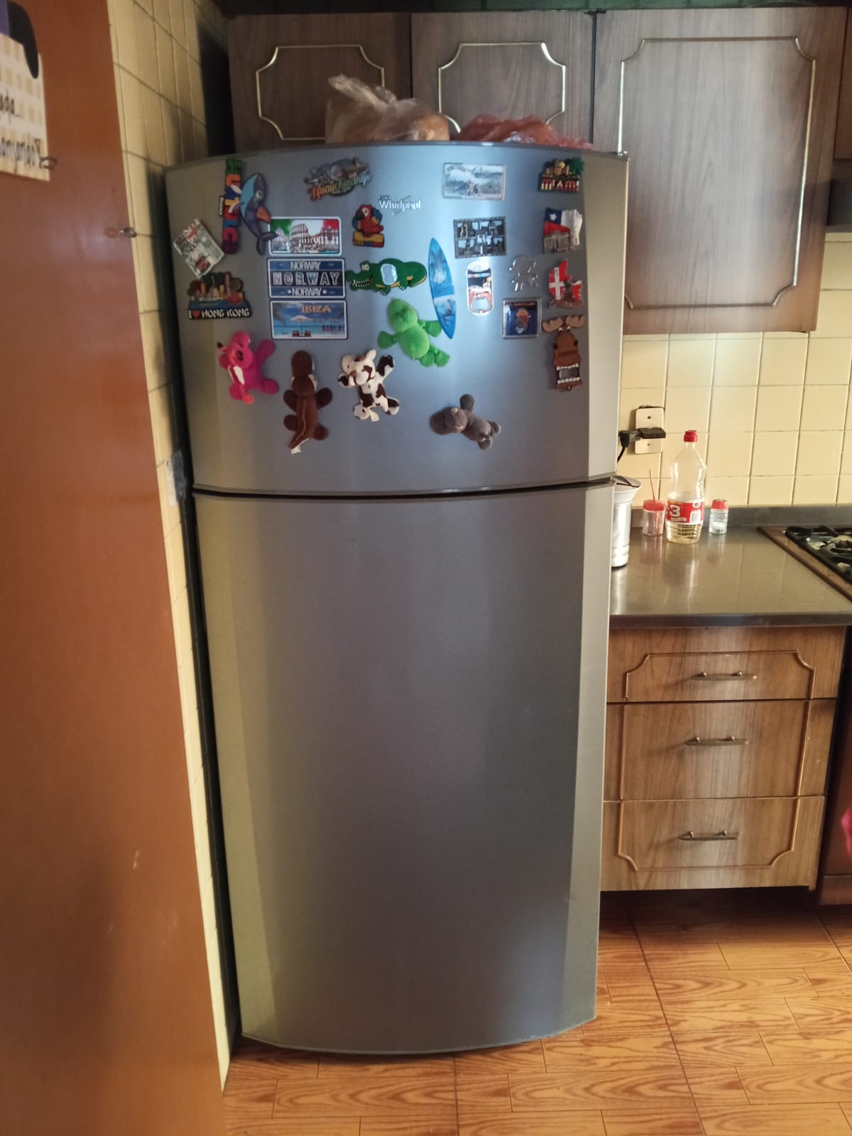 Refrigerador de dos puertas en servicio técnico a domicilio